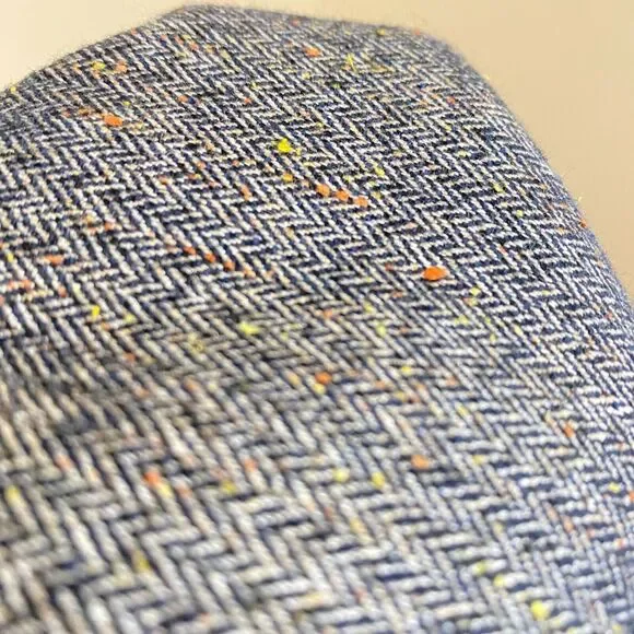 Talbots Raleigh Size 14 Confetti Herringbone Lined Dress Pants Wide Leg Pockets - Picture 3 of 8